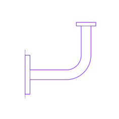 Buildings Handrails Bracket Round Sticker Svg Vector, Free Vectors File